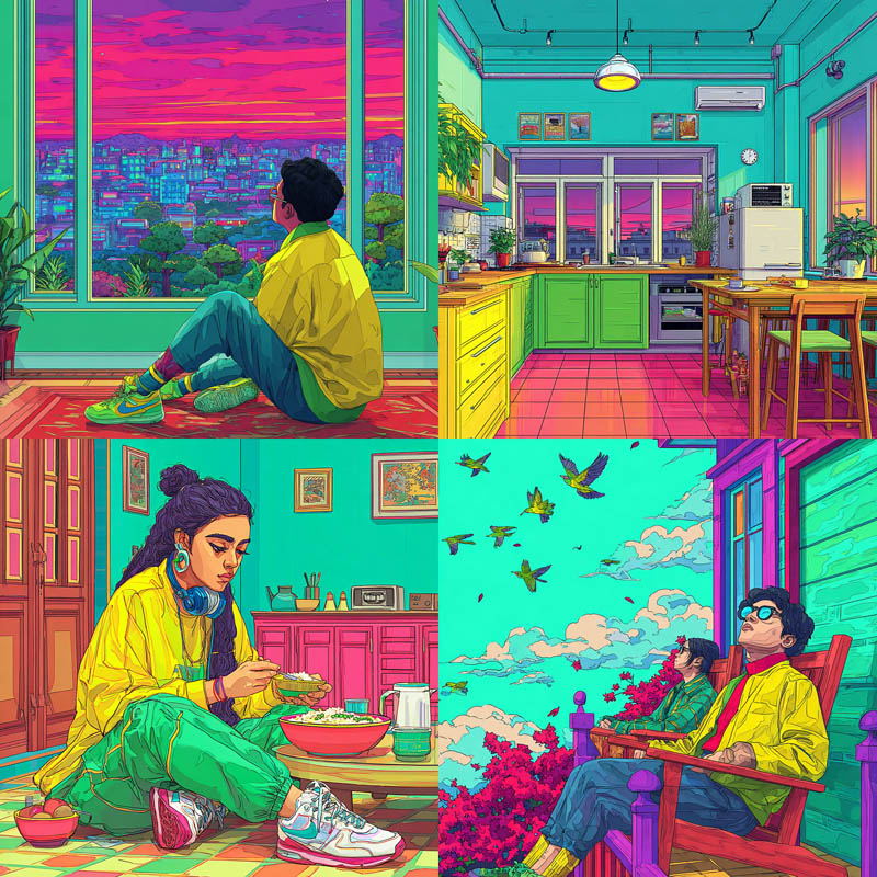 Dreamlike Pastel Landscapes