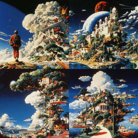 Retro Sci-Fi Fantasy Realism