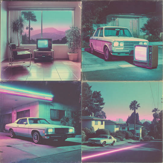Retro Vaporwave Photography