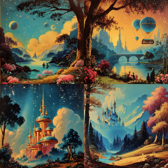 Romantic Fantasy Landscapes