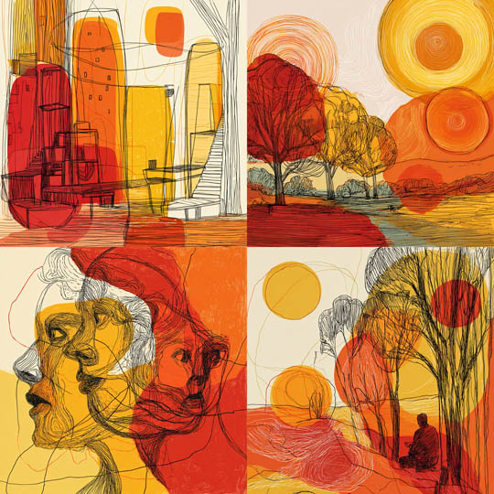 Abstract Line Sketches