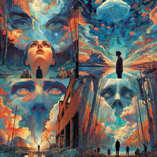 Retro Cinematic Symmetry