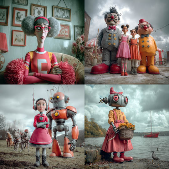 Surreal Stop-Motion Characters
