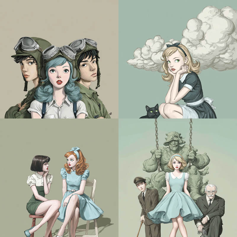 Retro Storybook Illustration