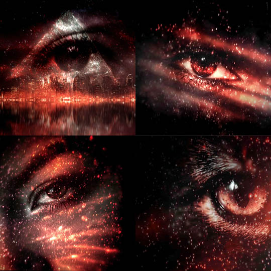 Cosmic Gaze Over City