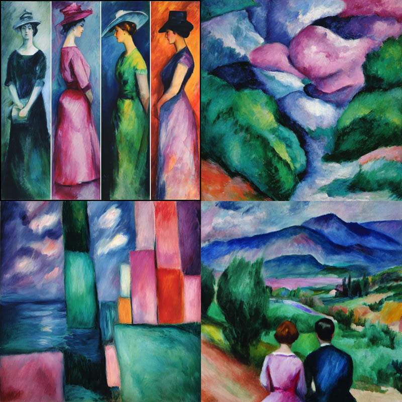 Fauvist Landscape Montage