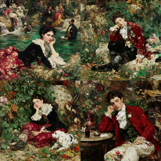 Romantic Garden Portraits