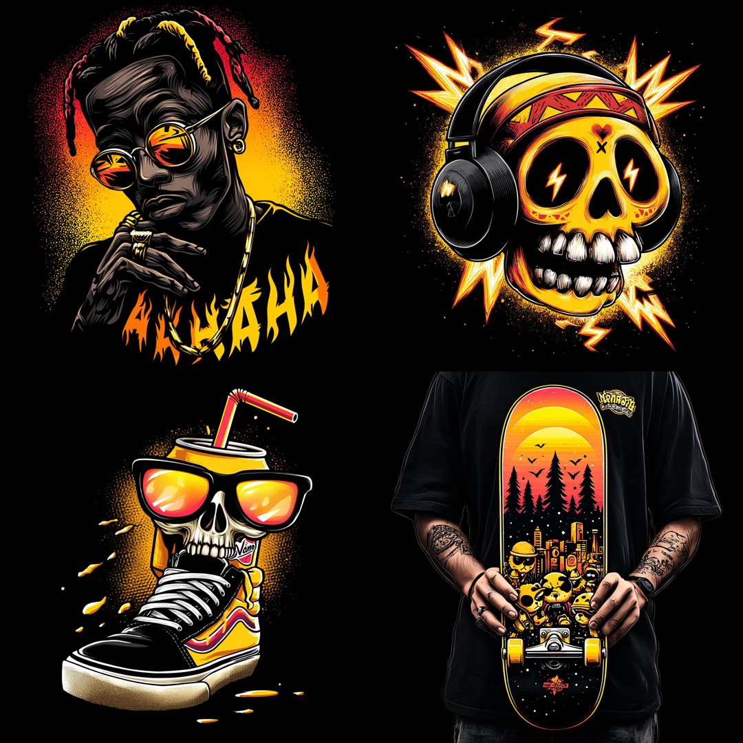 Neon Streetwear Graphics