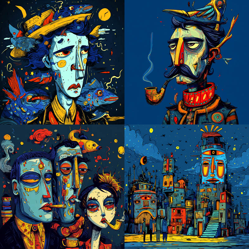 Cubist Street Art Expressionism