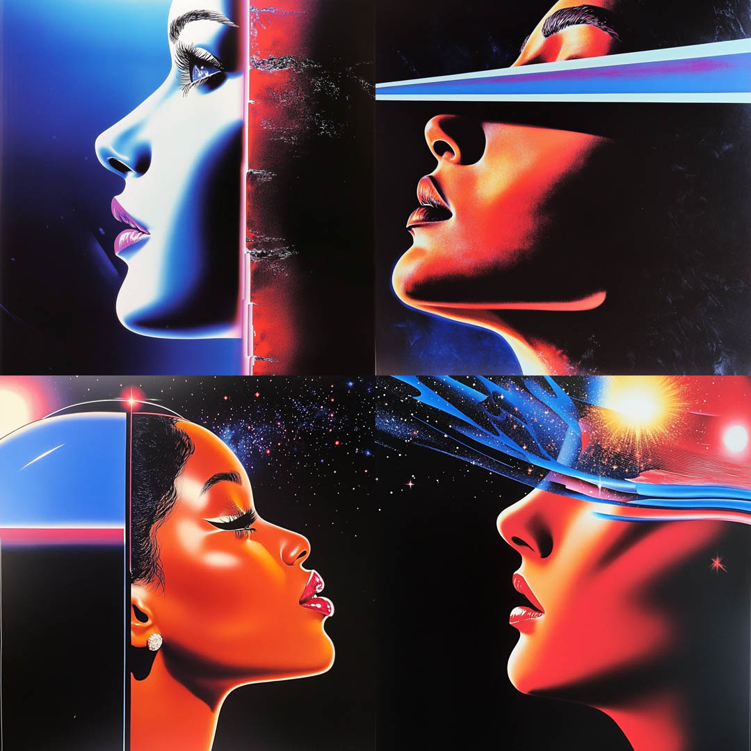 1970s Airbrush Album Aesthetic