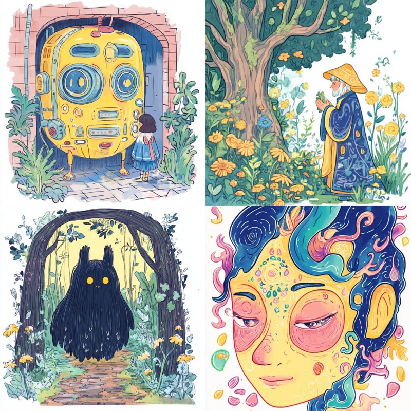 Whimsical Alternative Children&amp;#039;s Book Illustration