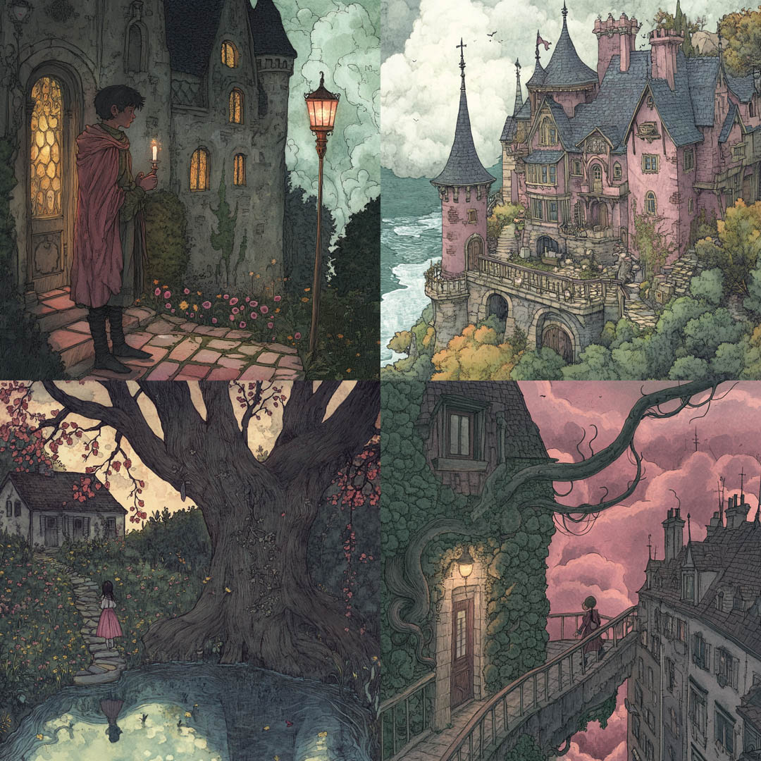 Enchanted Storybook Illustration