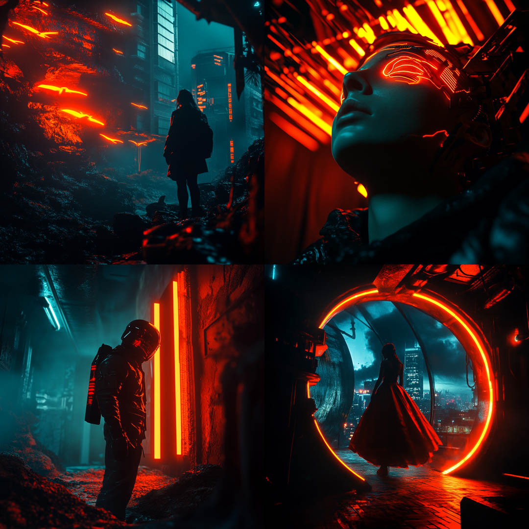 Cyberpunk Neon Noir