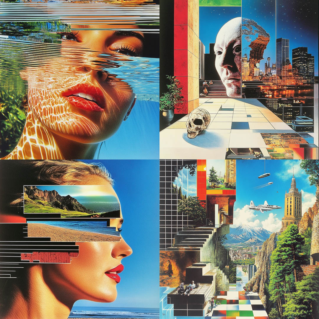 1980s Surreal Collage