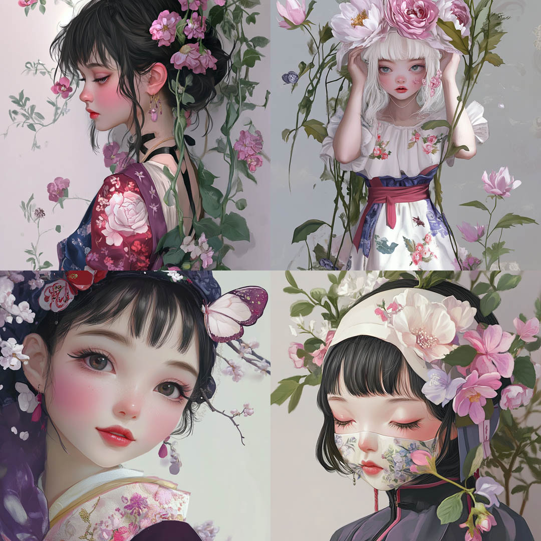 Delicate Floral Fantasy