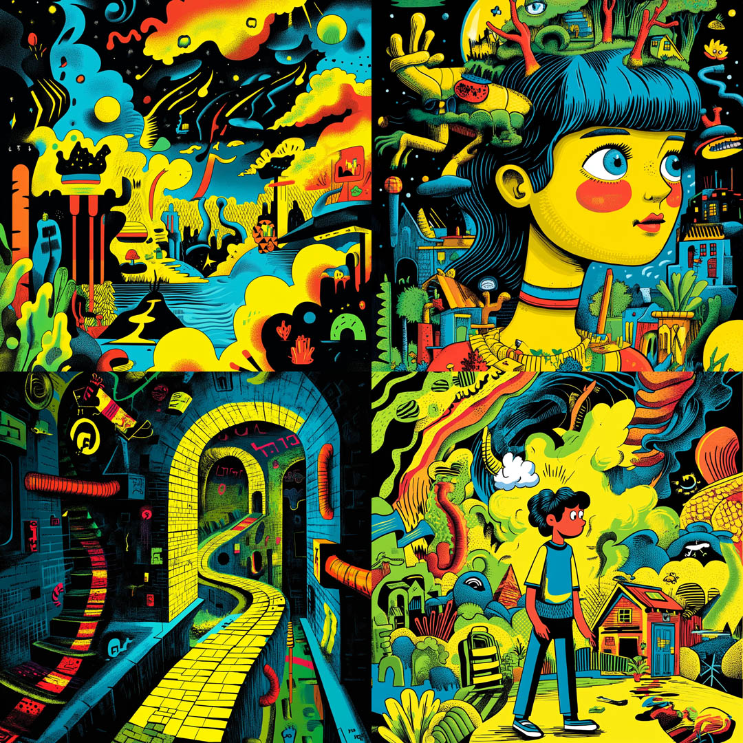 Colorful Comic Maximalism