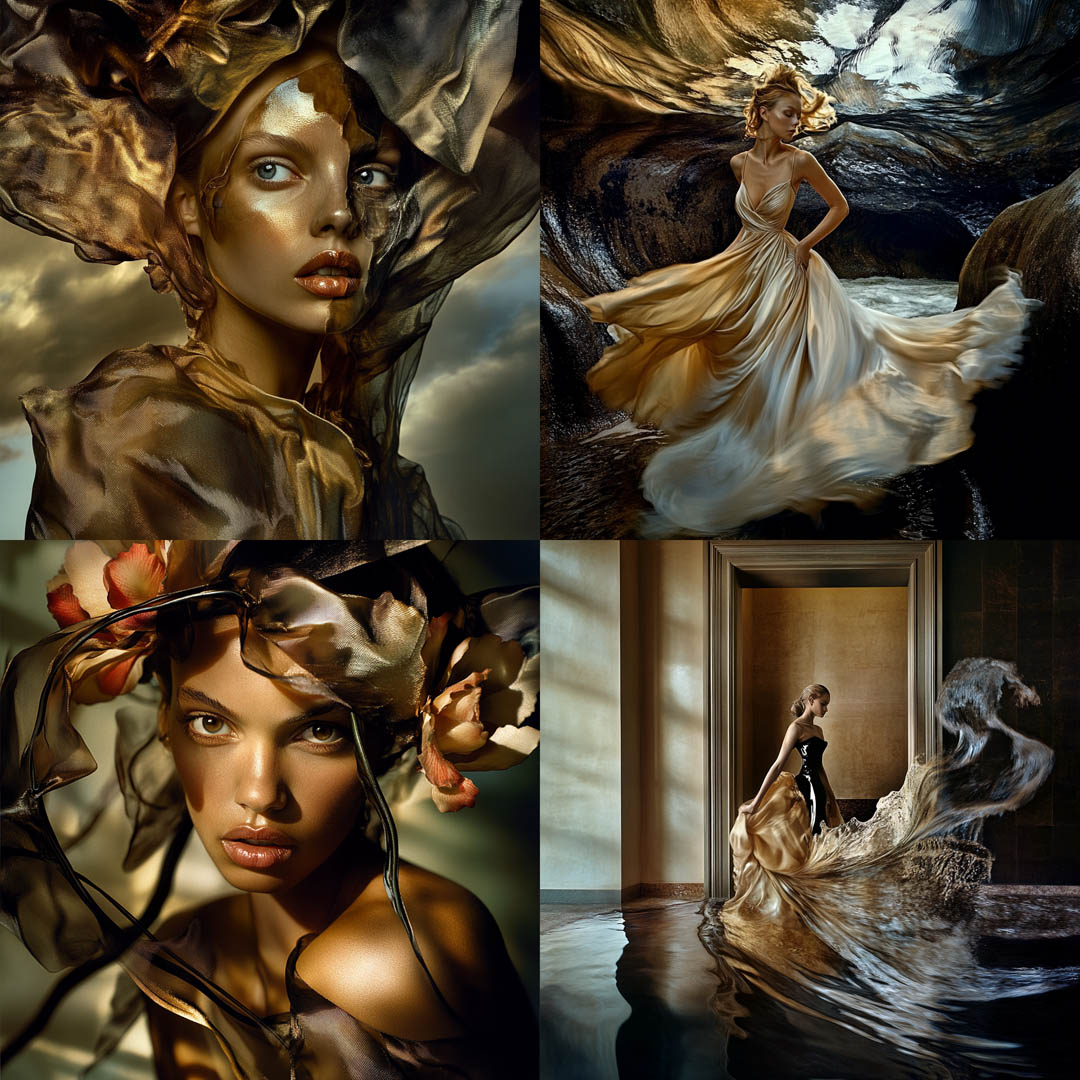 Darkly Golden Fashion Photography