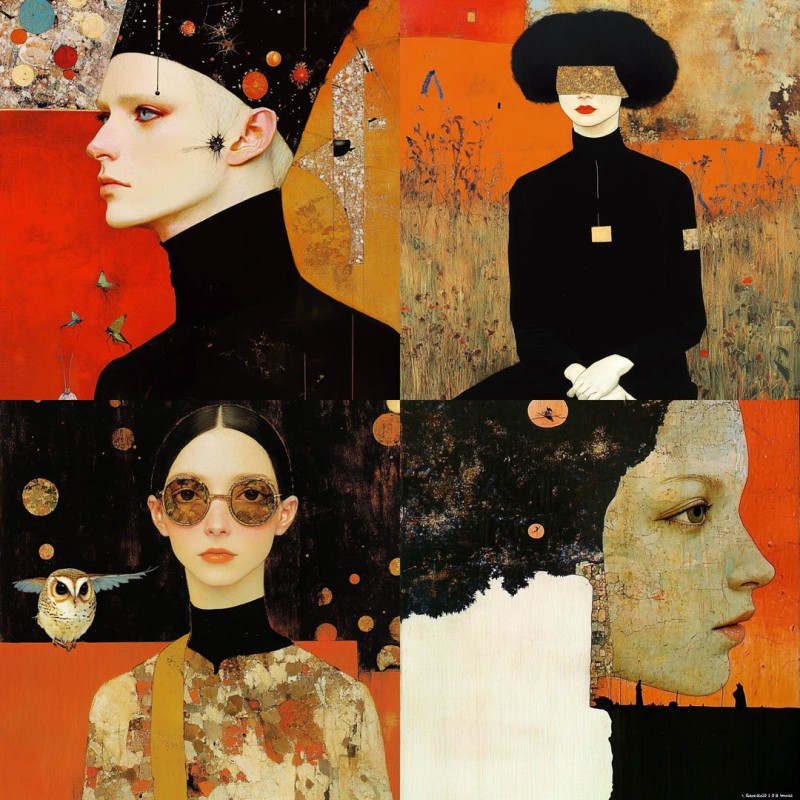 Klimt-Inspired Avant-Garde