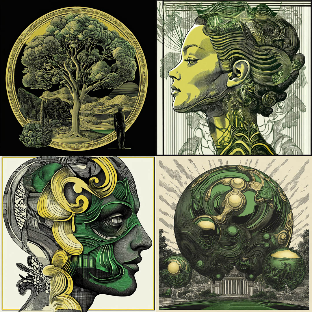 Green Etchings