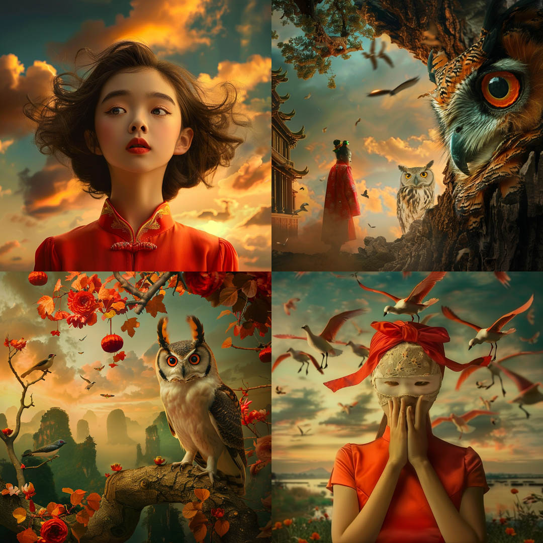 Surreal Oriental Dreamscape