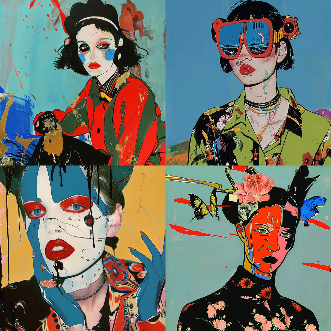 Vibrant Pop Art Fusion