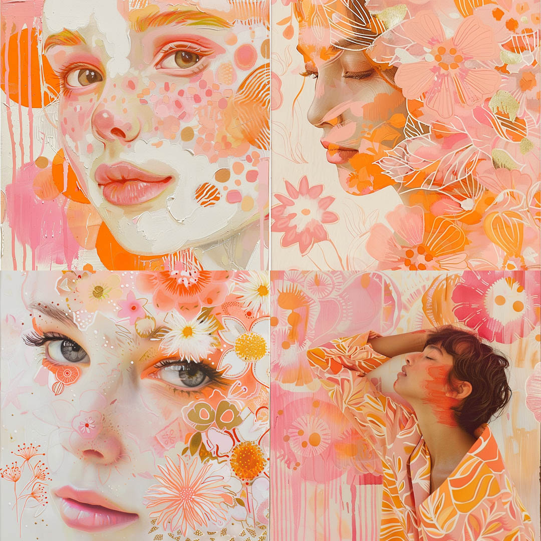 Pastel Floral Dreamscapes