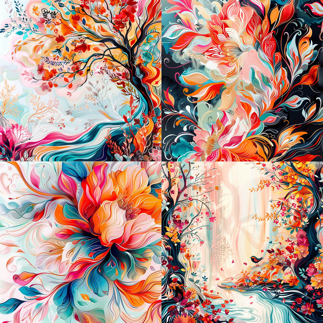 Vibrant Floral Flourish